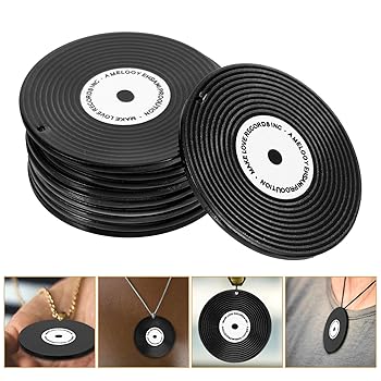 Amazon | [OHPHCALL] ビニール レコード チャーム、 10個 1950